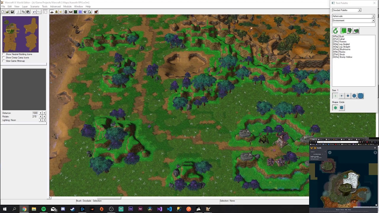 Warcraft III: Reforged Part 1.2 | World Editor | No Commentary Mapmaking - YouTube