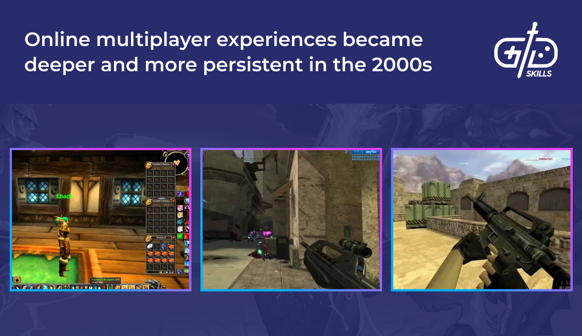 The evolution of online multiplayer in the 2000s