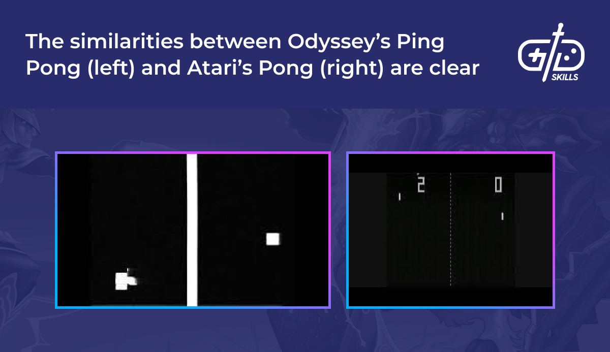 Odyssey's Ping Pong vs. Atari's Pong