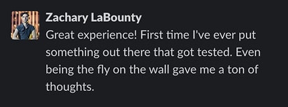GDS playtest challenge testimonial zachary labounty clean min