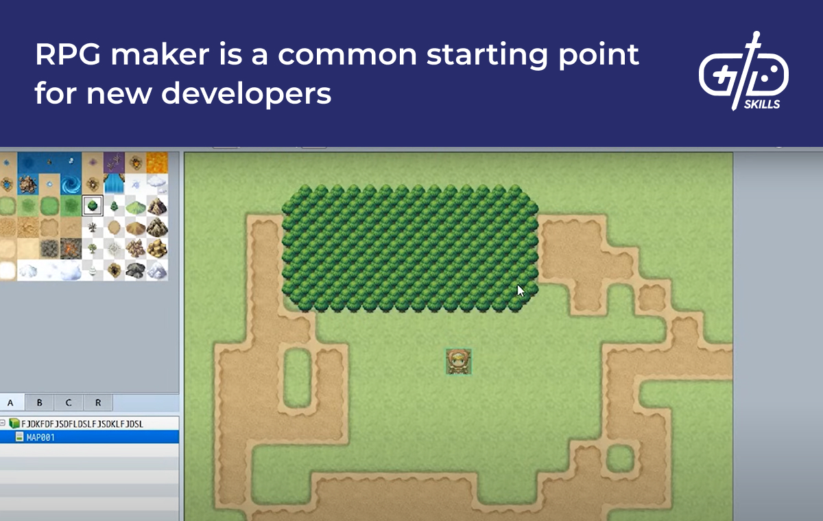 Many devs started out making games in RPG Maker