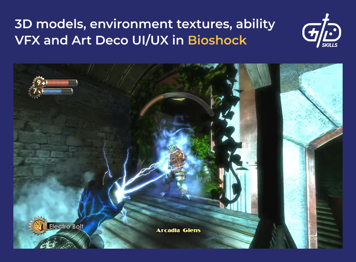 Game art elements in Bioshock