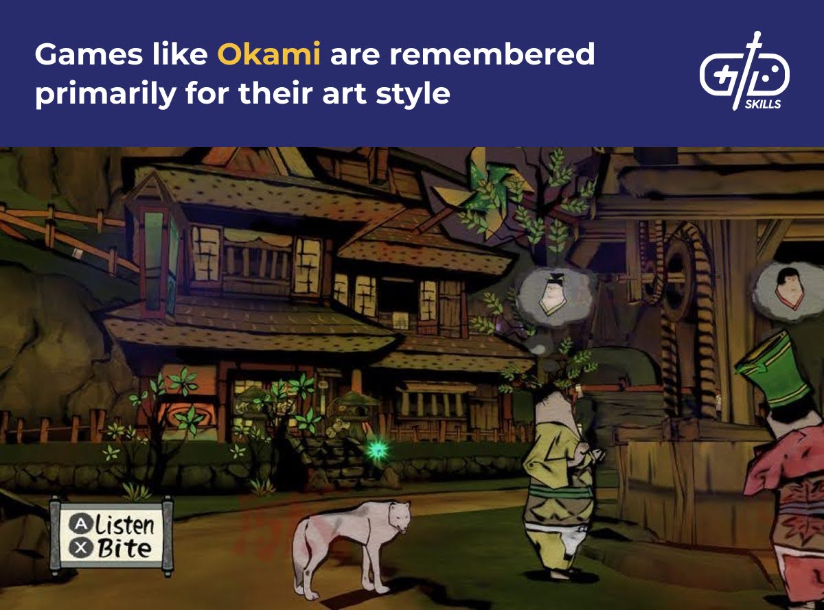 Okami is remembered primarily for its art style