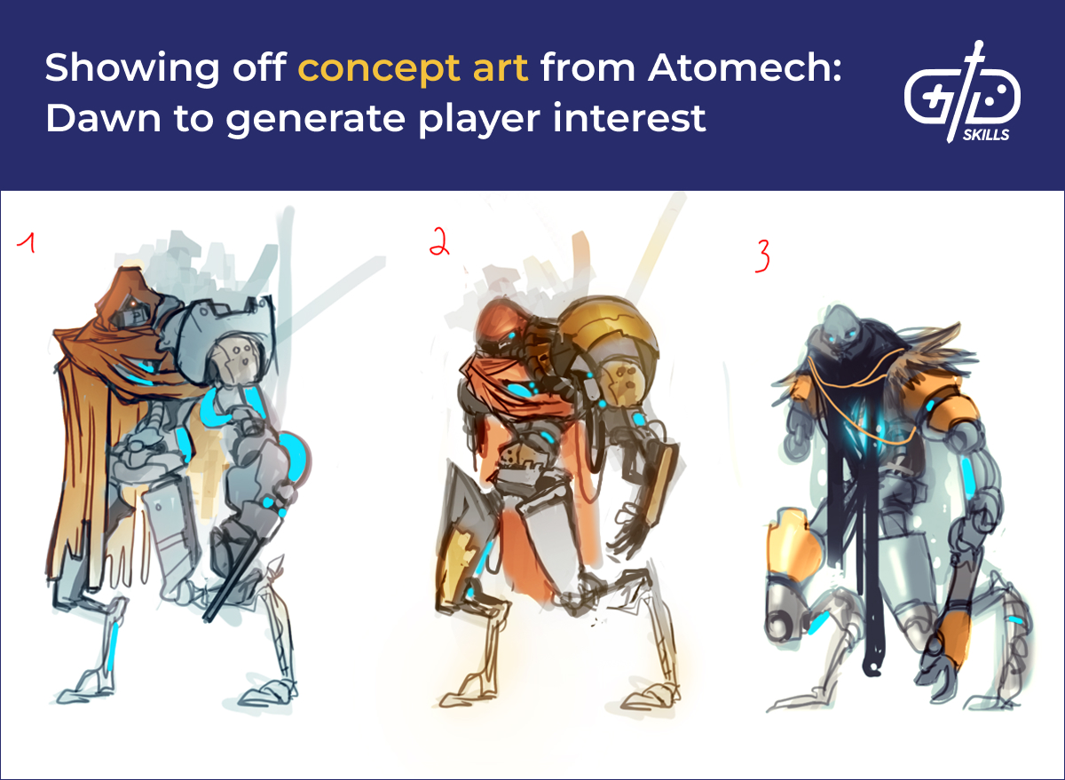 Concept art from Atomech: Dawn