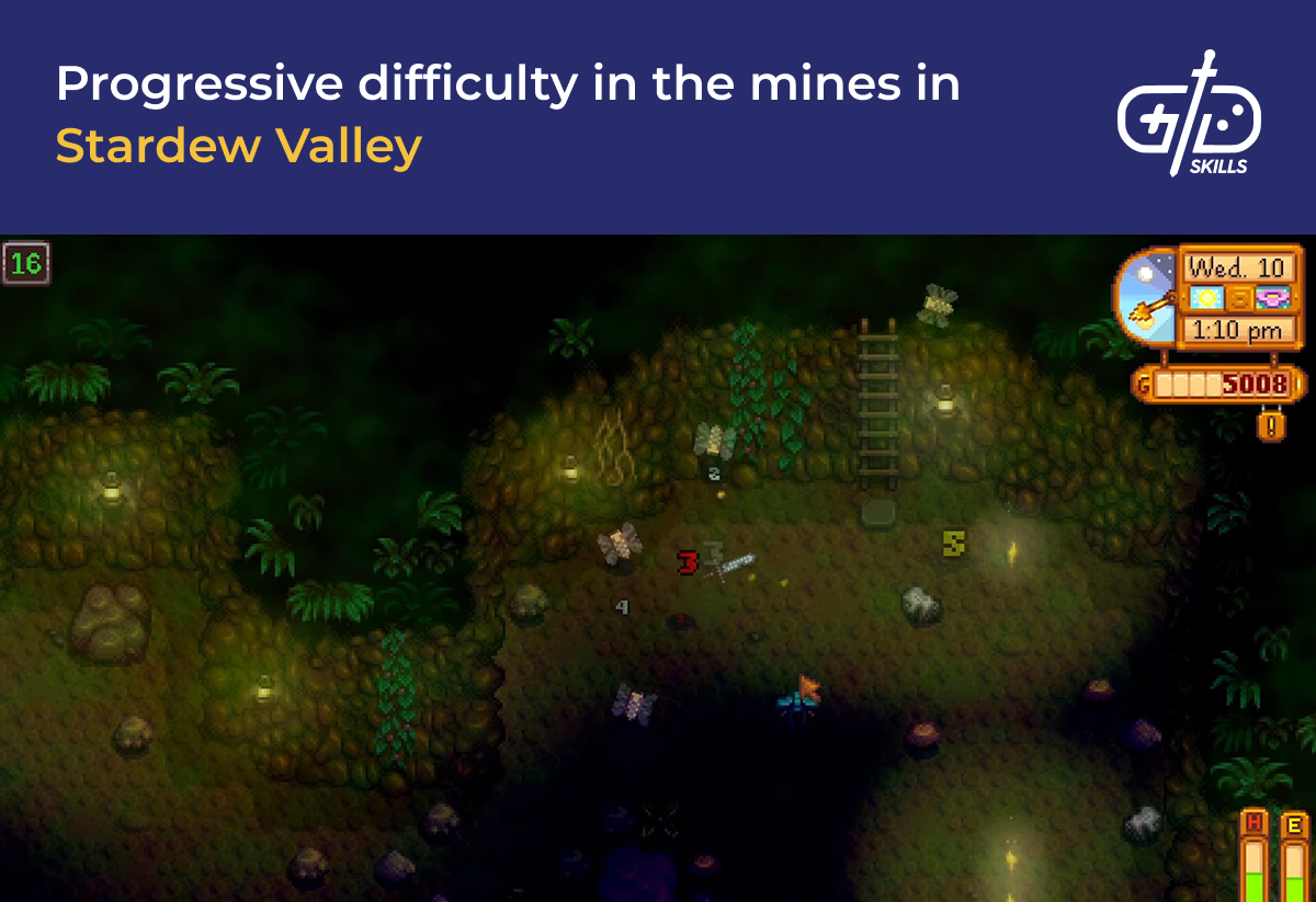 Stardew Valley's progressive difficulty
