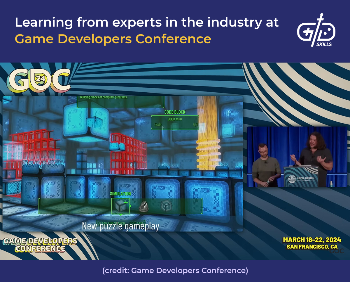 Expert guidance at Game Developers Conference