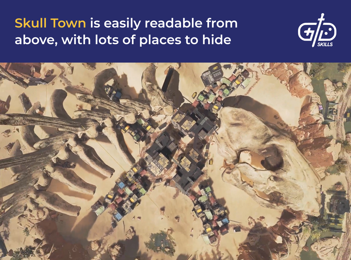 Skull Town is full of hiding spots