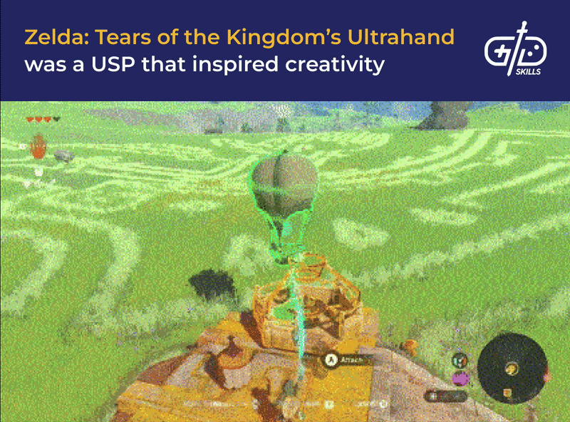 Ultrahand in Zelda: Tears of the Kingdom