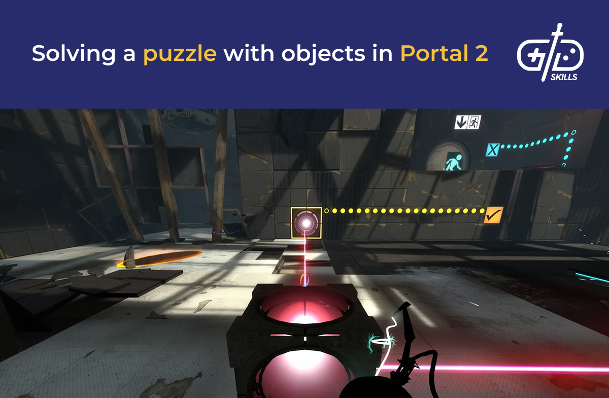 Solving a Portal 2 puzzle