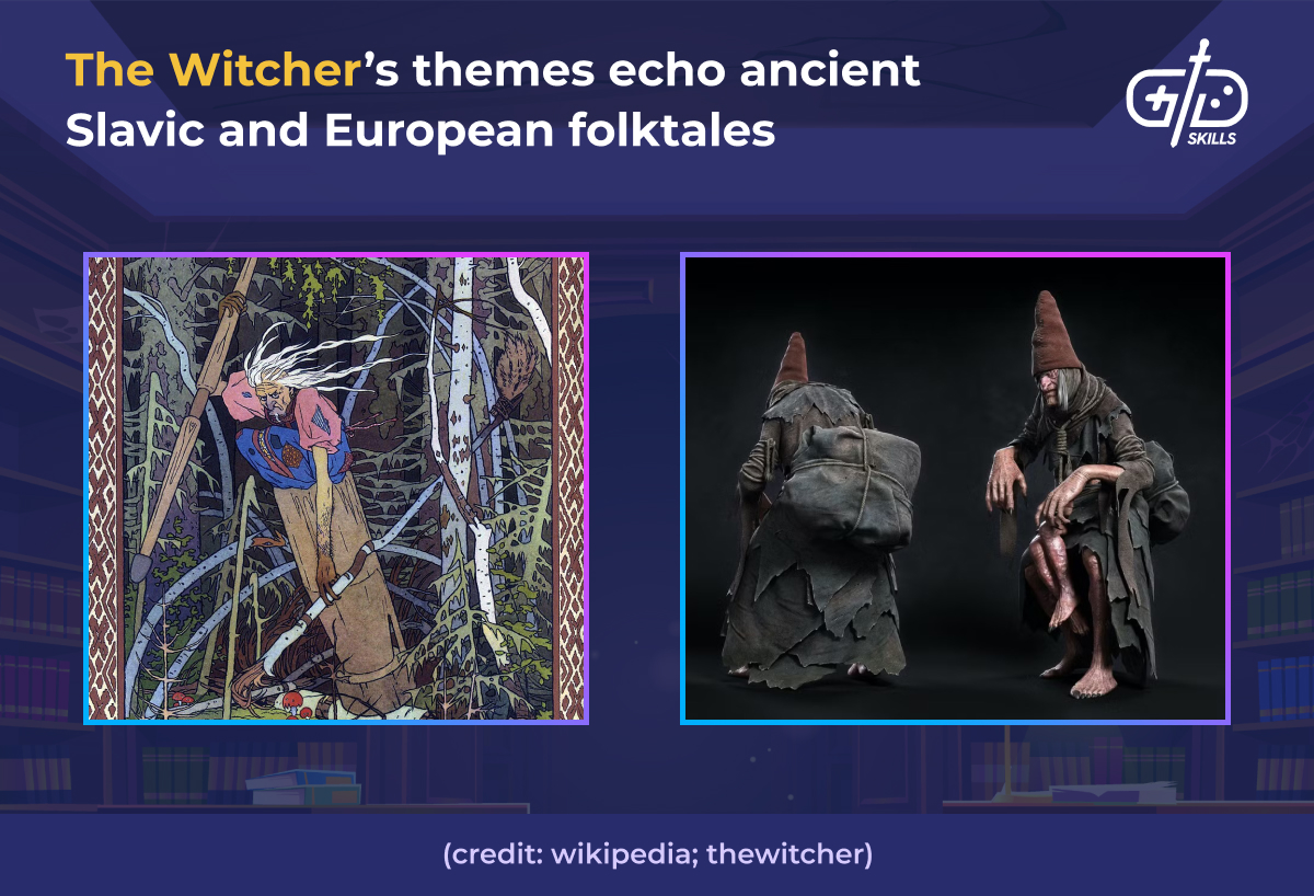 The Witcher's themes are inspired by Slavic and European folktales