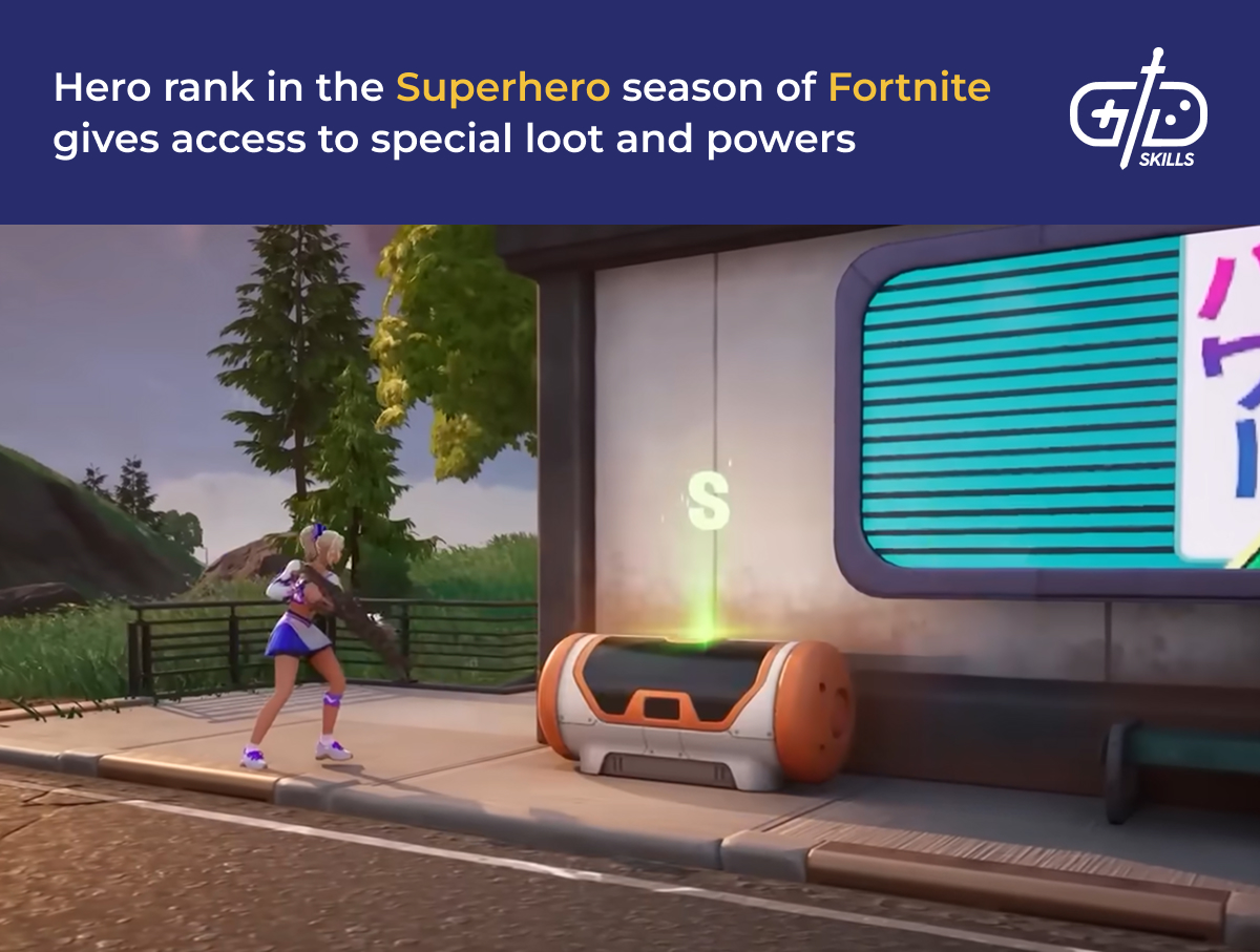Fortnite's superhero season adds hero ranks