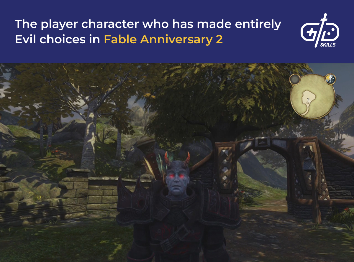 A truly Evil character in Fable Anniversary 2