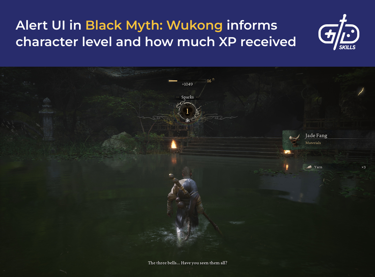 Alert UI in Black Myth: Wukong