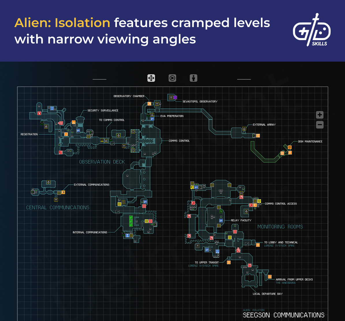 Alien: Isolation has cramped levels with narrow viewing angles