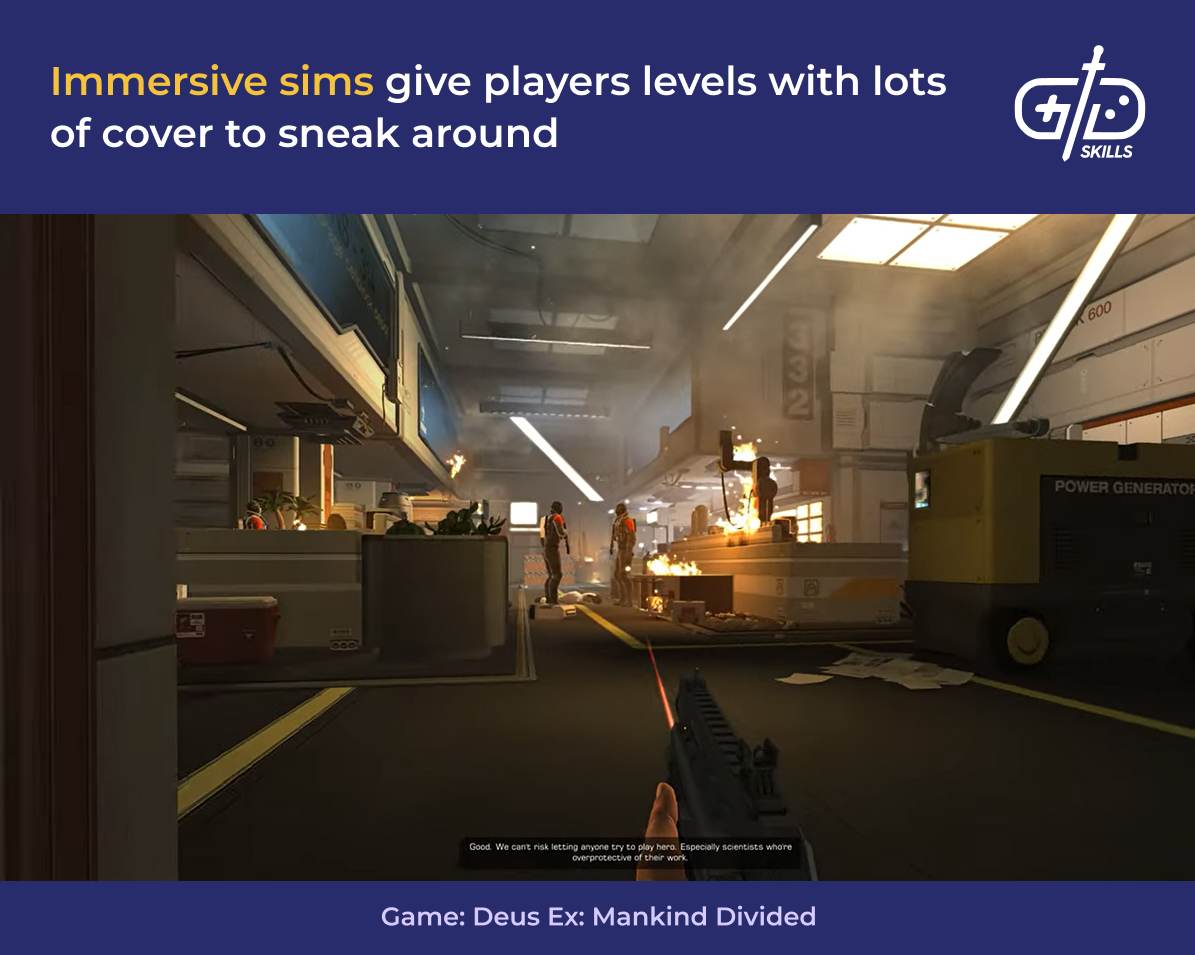 Cover options help players sneak around