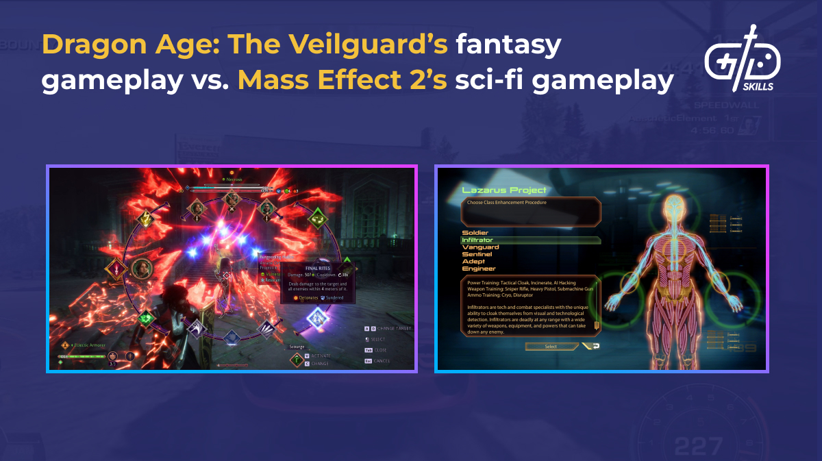 Dragon Age: The Veilguard (fantasy) vs. Mass Effect 2 (sci-fi)