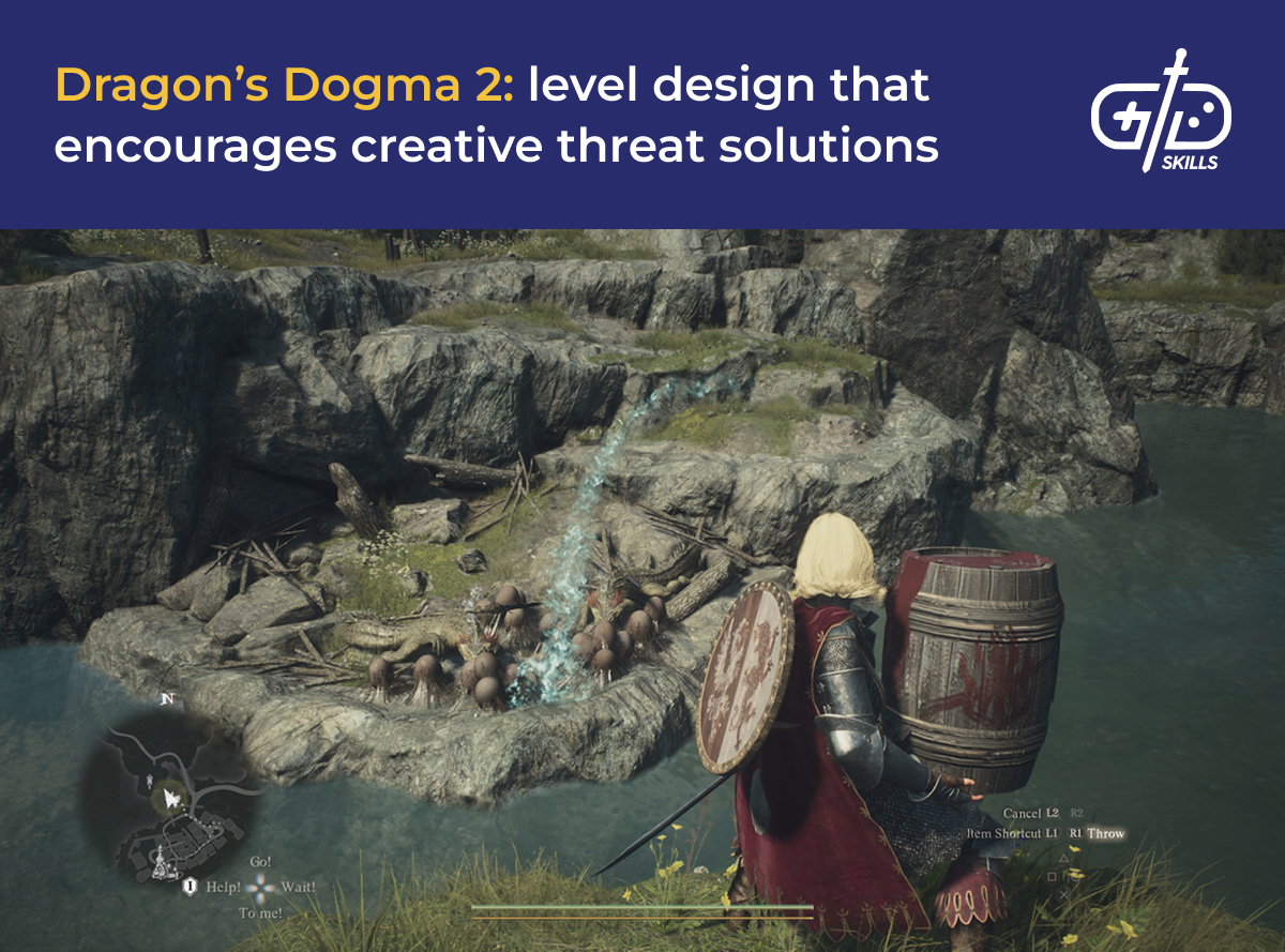 Dragon's Dogma 2 level encourage creative threat solutions