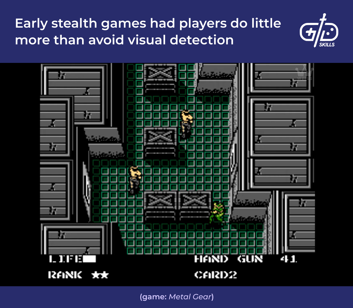 Early stealth games had players do little more than avoid visual detection