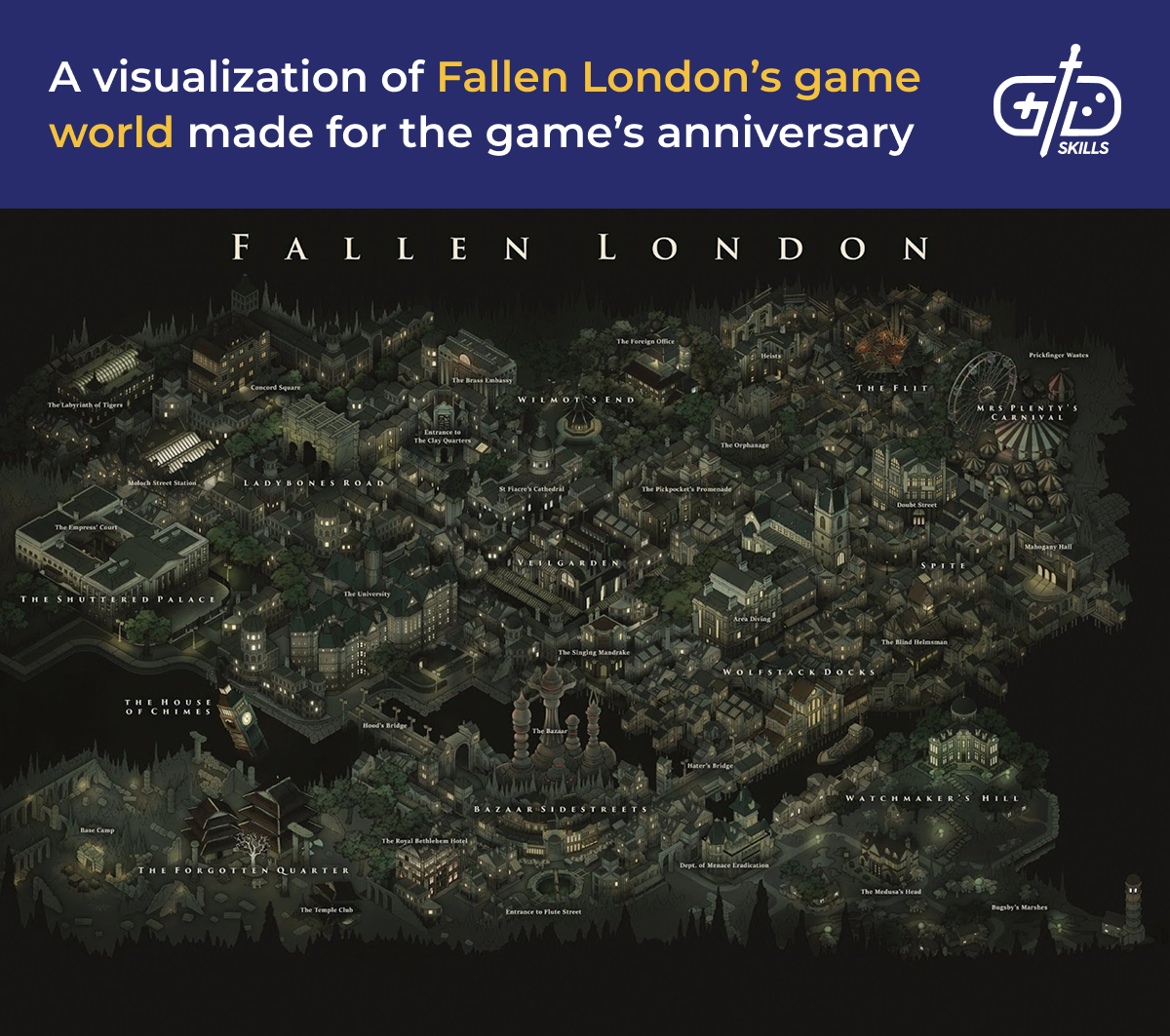 Fallen London's game world