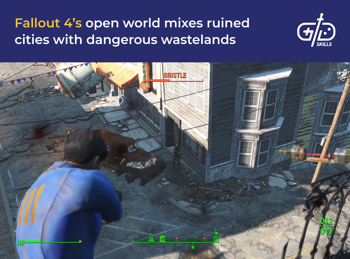 Fallout 4's ruined cities and wasteland environments