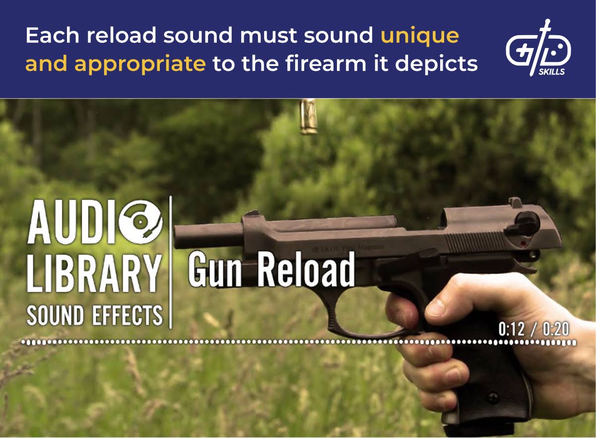 Firearm reloads have to sound unique and appropriate