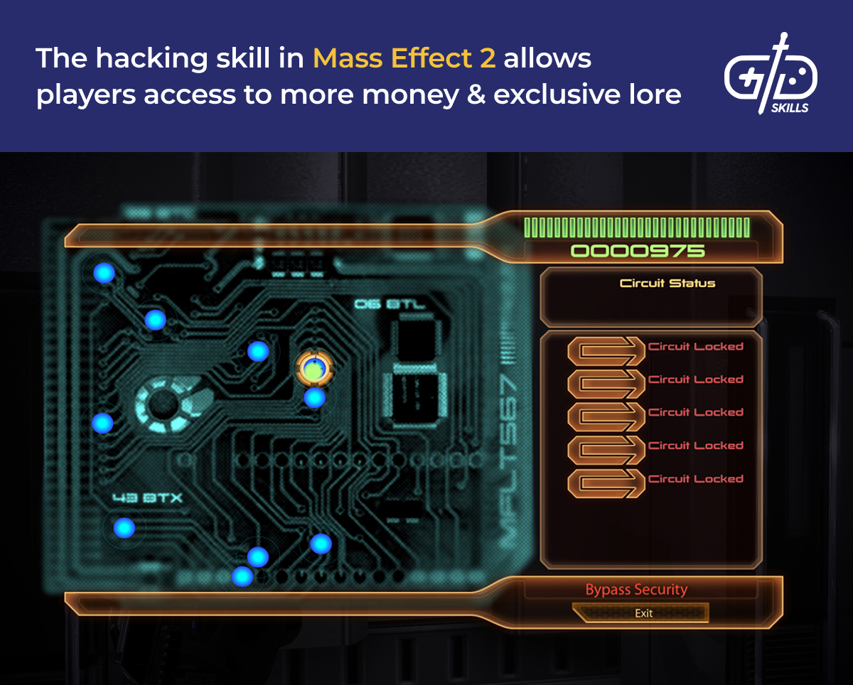 Hacking in Mass Effect 2 leads to more money and exclusive lore