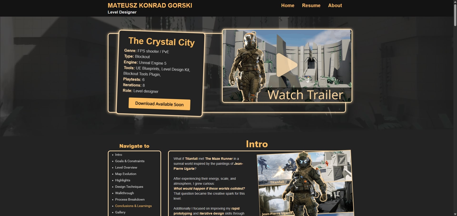 Mateusz Gorski Portfolio The Crystal City