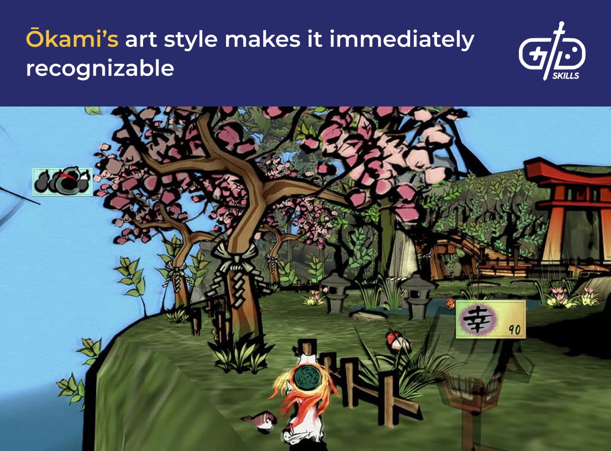 Okami's instantly recognizable art style