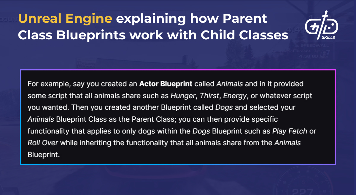 Parent Class Blueprints and Child Classes in Unreal Engine