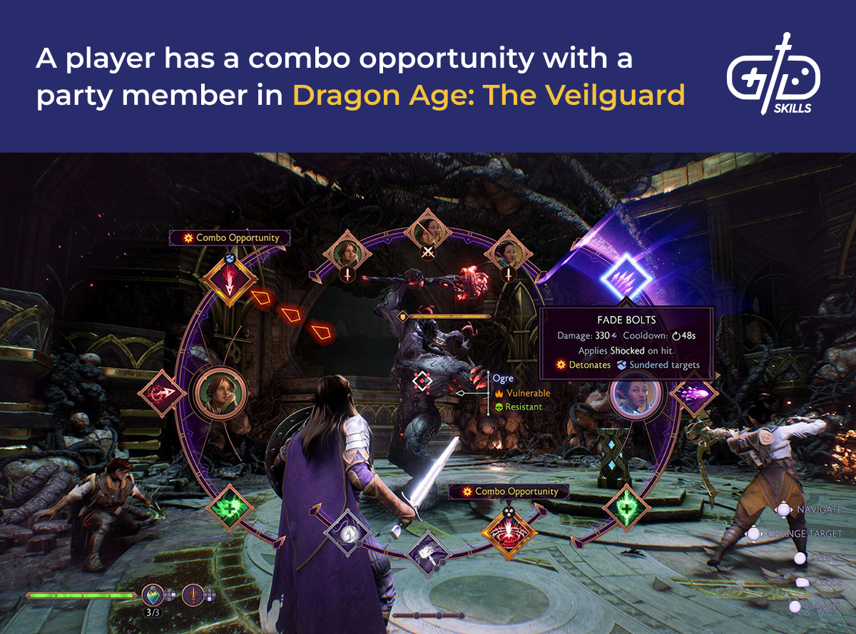 Party combo opportunity in Dragon Age: The Veilguard