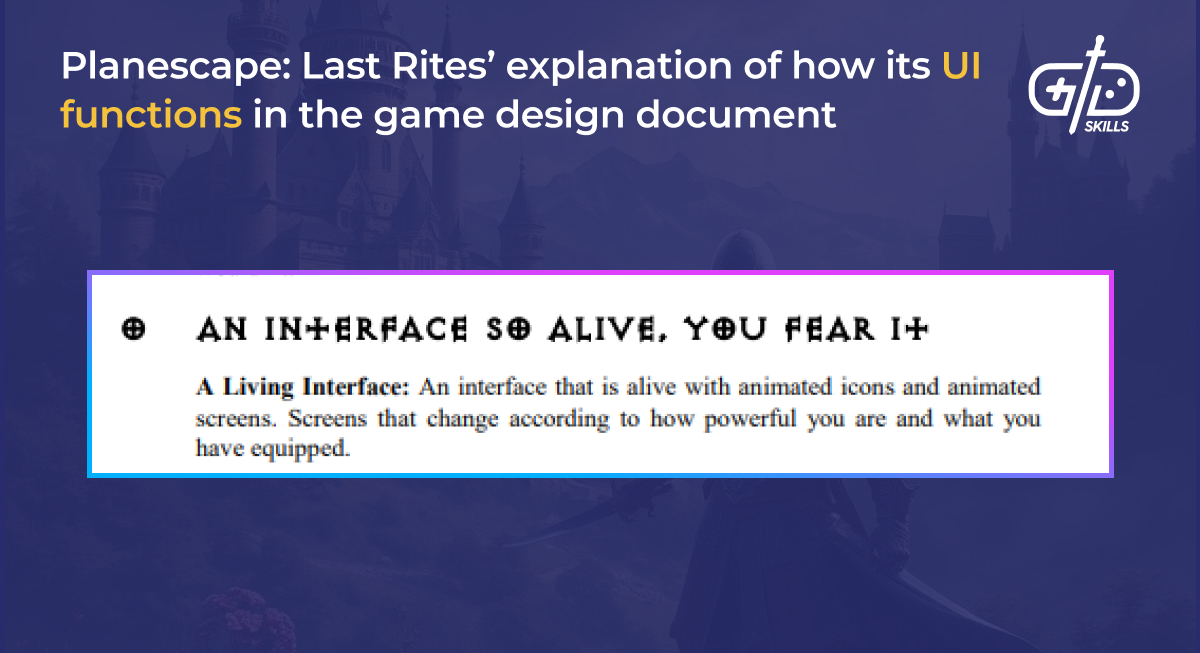 Planescape Last Rites GDD UI
