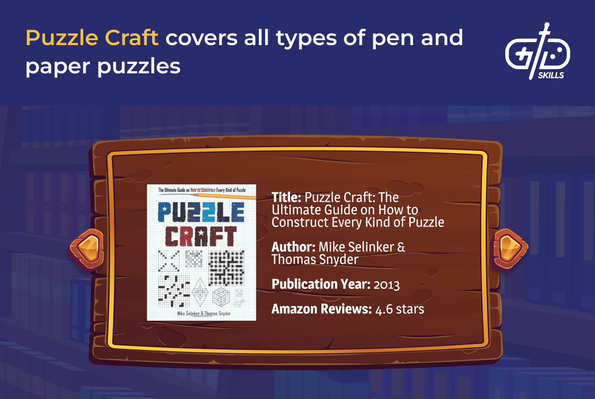 Puzzle Craft covers all types of pen and paper puzzles