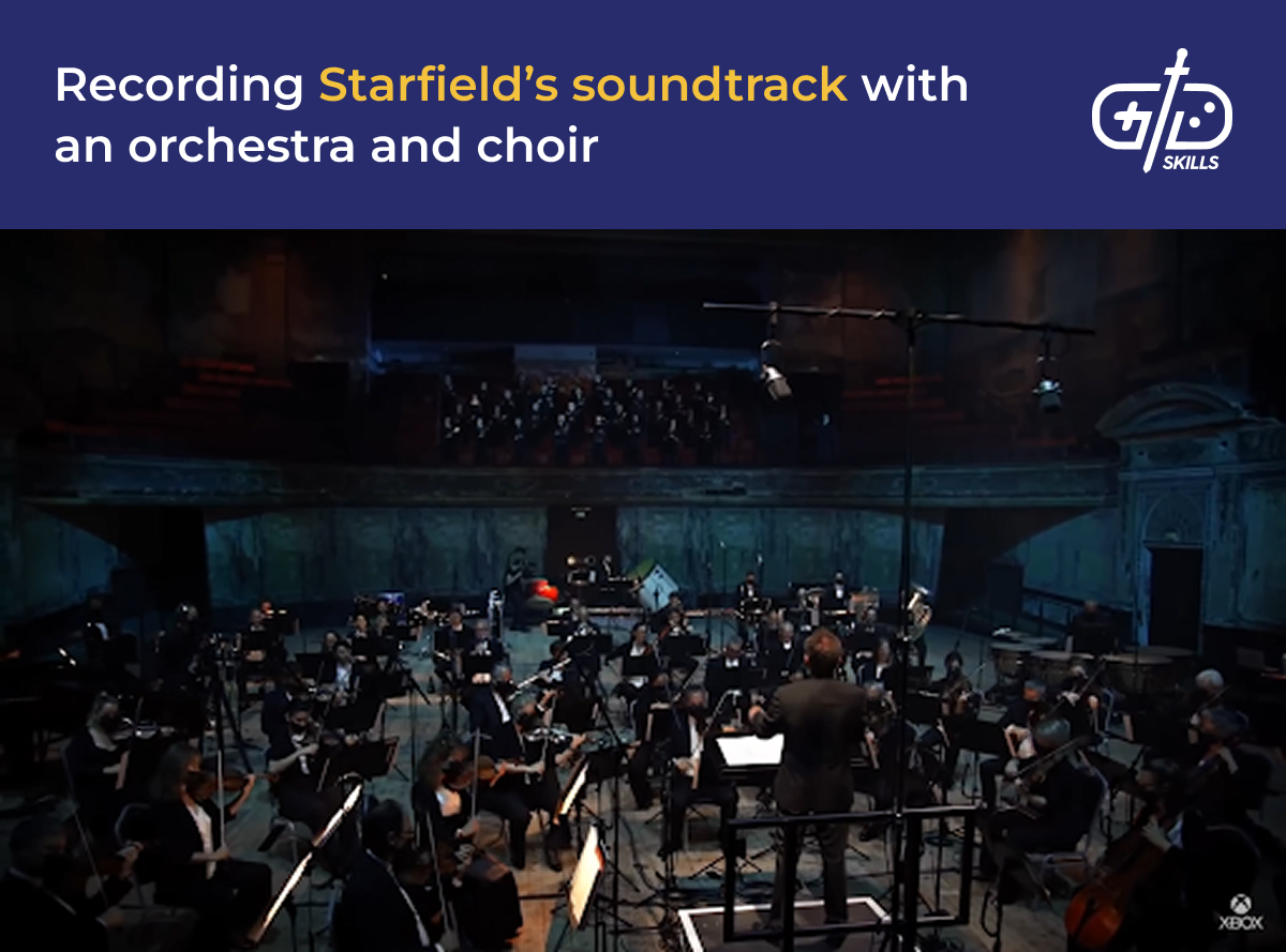 Recording Starfield's soundtrack with an orchestra and choir