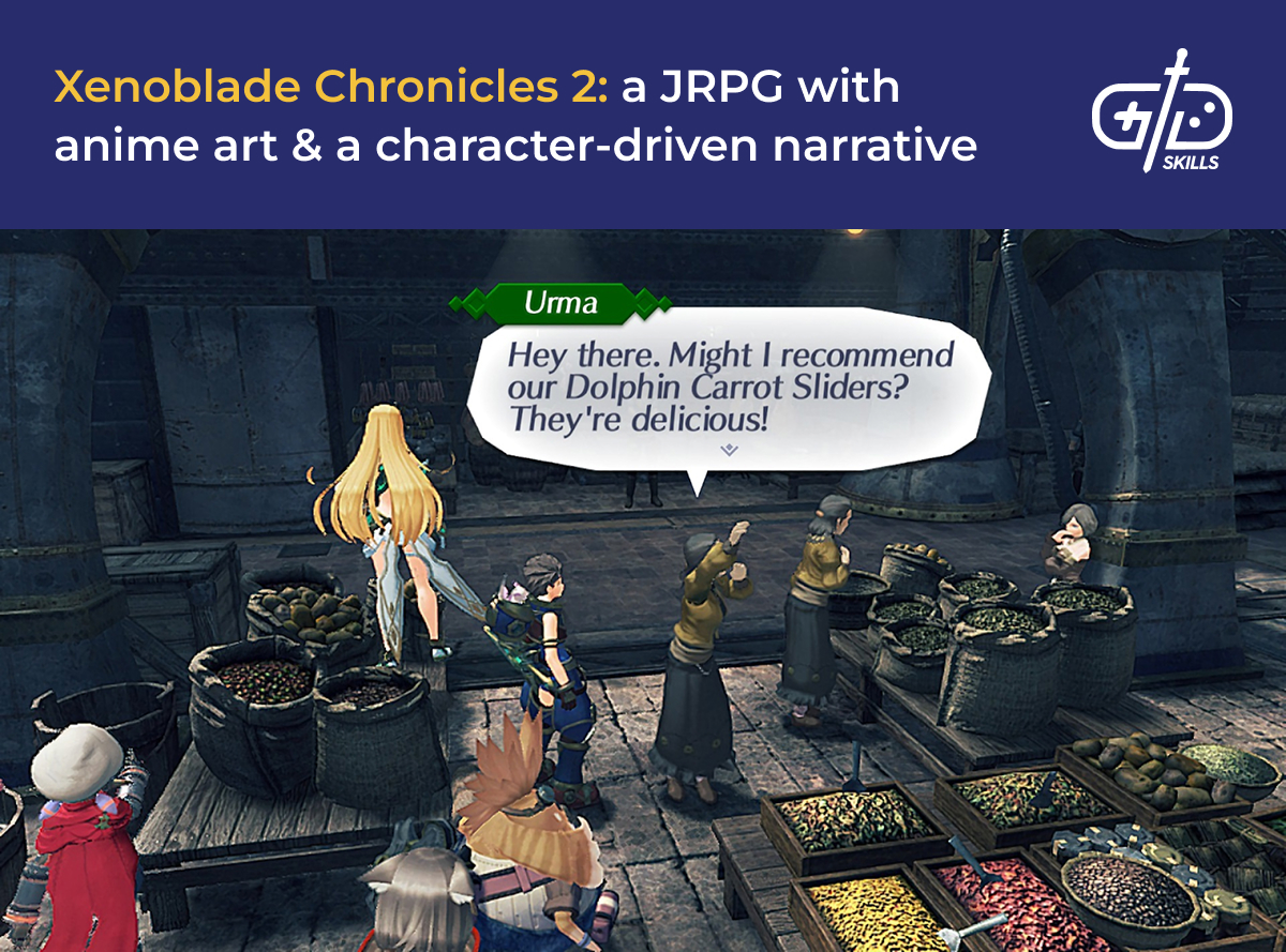 Xenoblade Chronicles 2 has an anime aesthetic and character-driven narrative