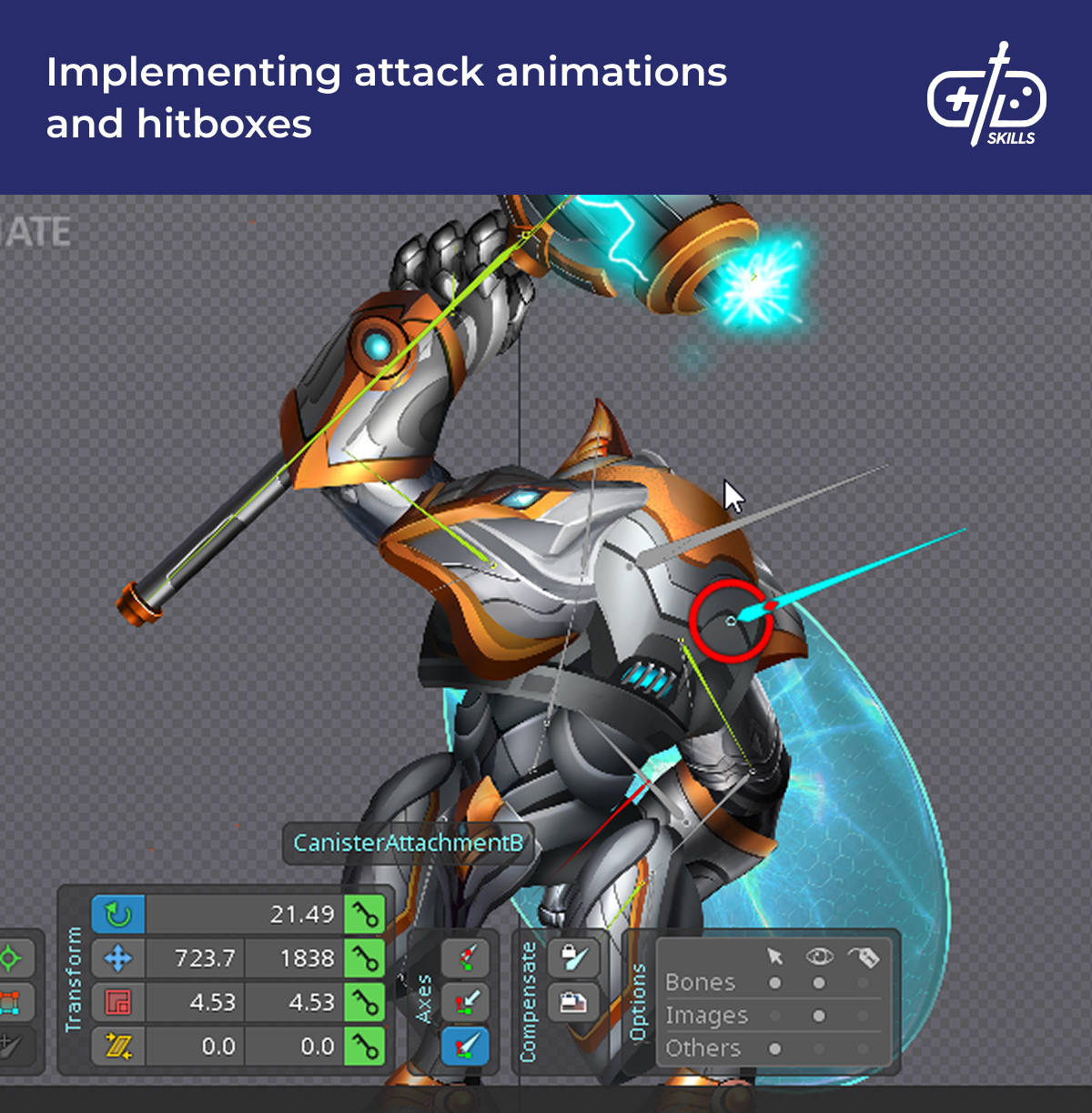 Implementing attack animations and hitboxes