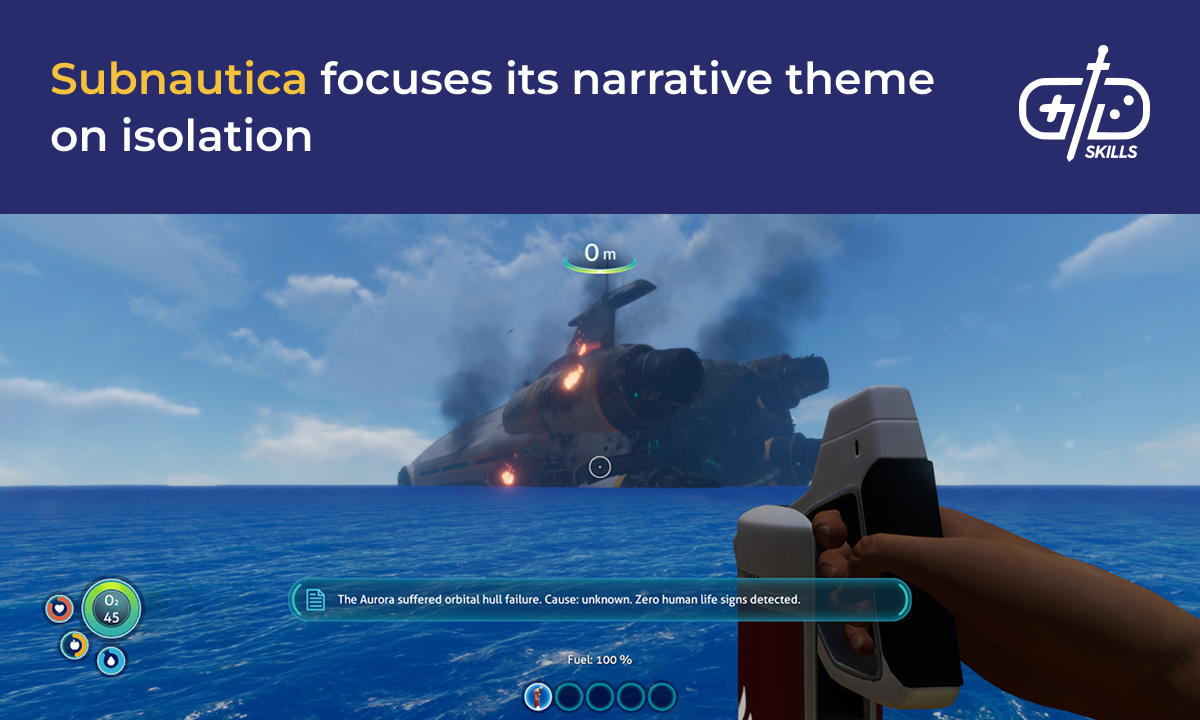 Subnautica's narrative is built on the feeling of isolation