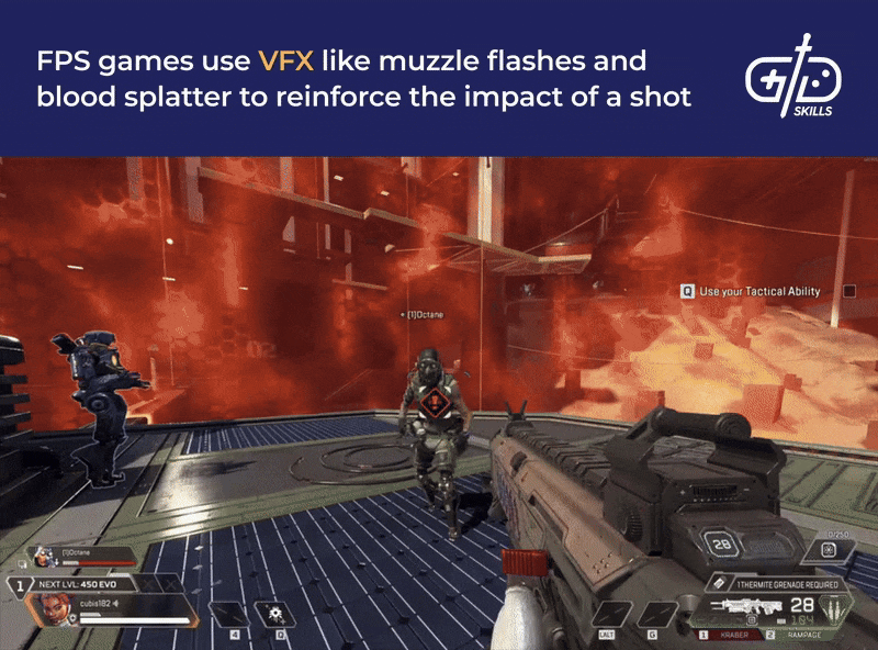 VFX in FPS games