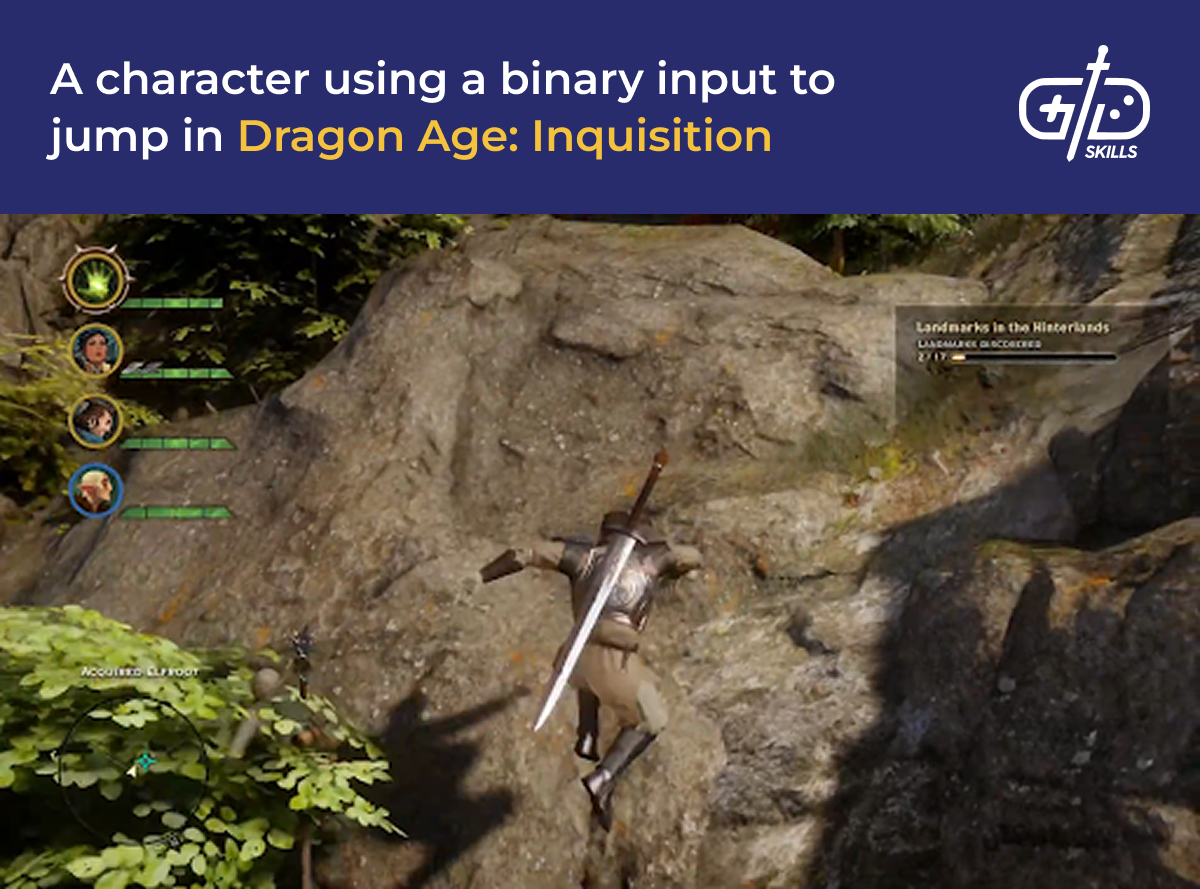 Jumping with a binary input in Dragon Age: Inquisition