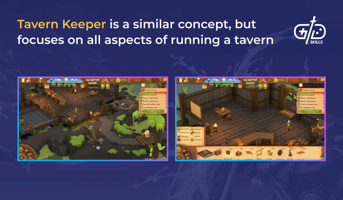 Tavern Keeper touches on all aspects of managing a tavern