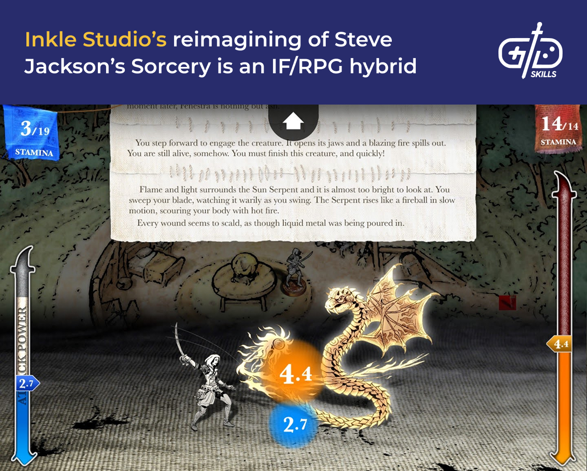 Inkle Studio's reimagining of Steve Jackson's Sorcery