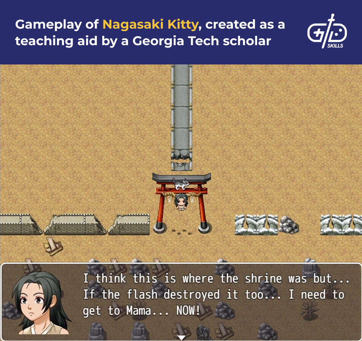 Nagasaki Kitty was created as a teaching aid by a Georgia Tech scholar