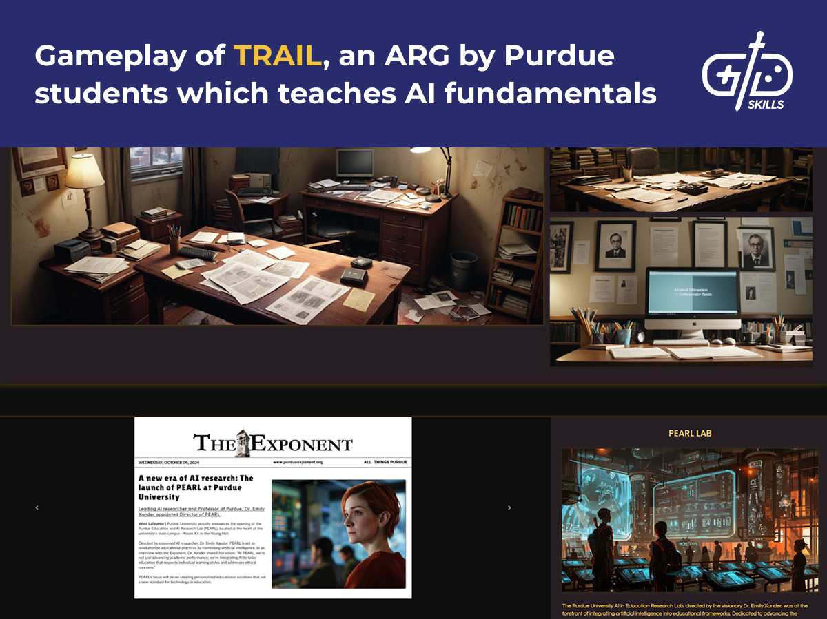 Trail, an ARG by Purdue students which teaches AI fundamentals