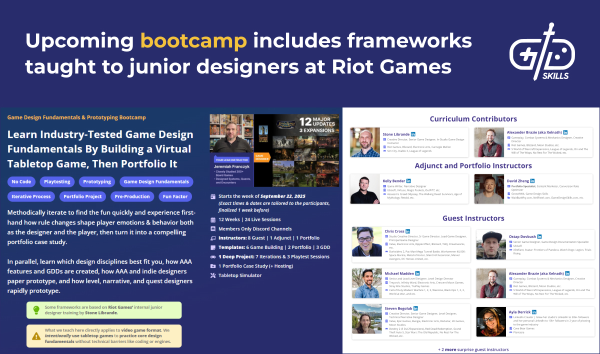 Learn Industry-Tested Game Design Fundamentals: Build a Virtual Tabletop Game, Then Portfolio It