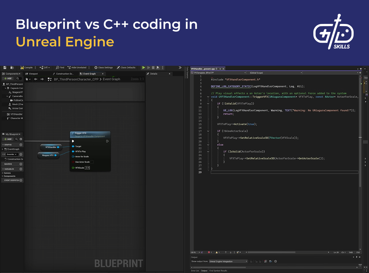 Blueprint vs C++ coding in Unreal Engine