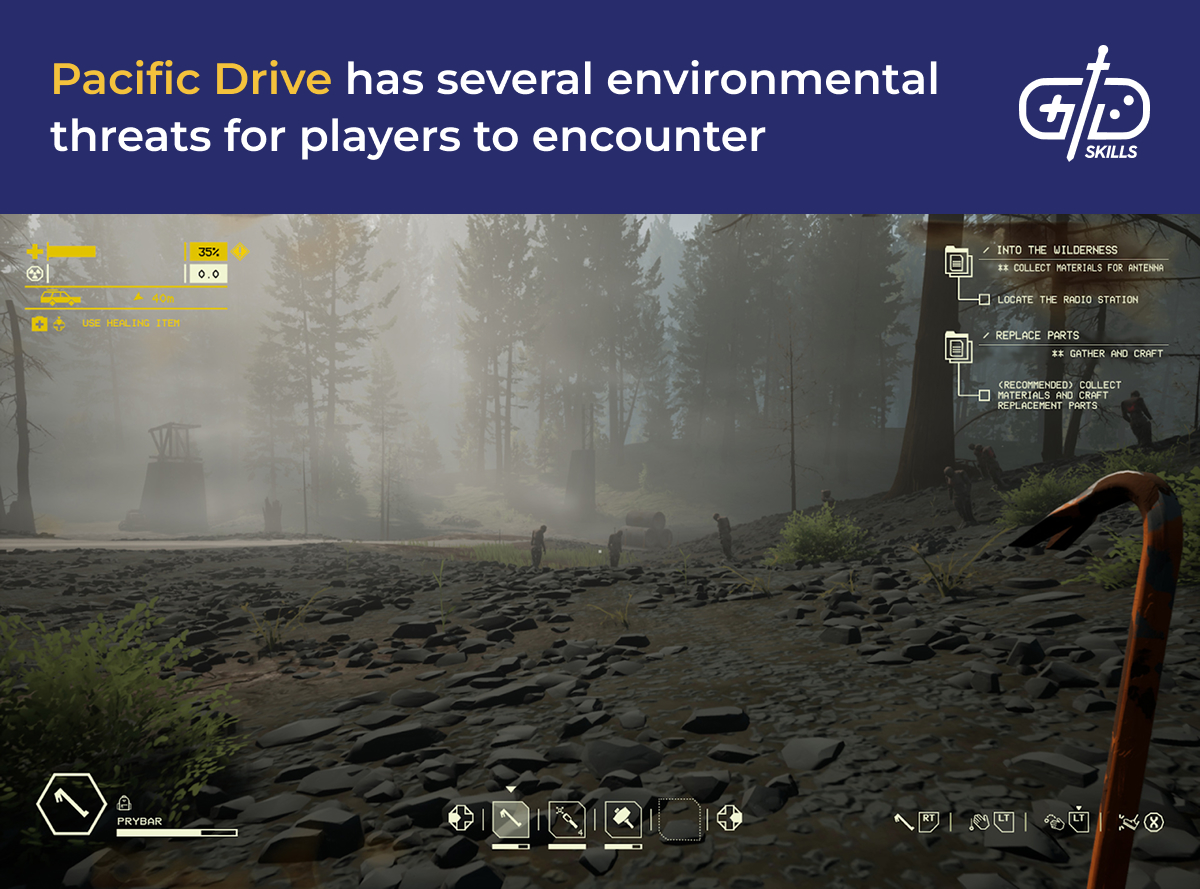 Pacific Drive's environmental threats