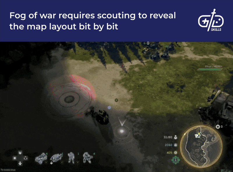 Fog of war in RTS