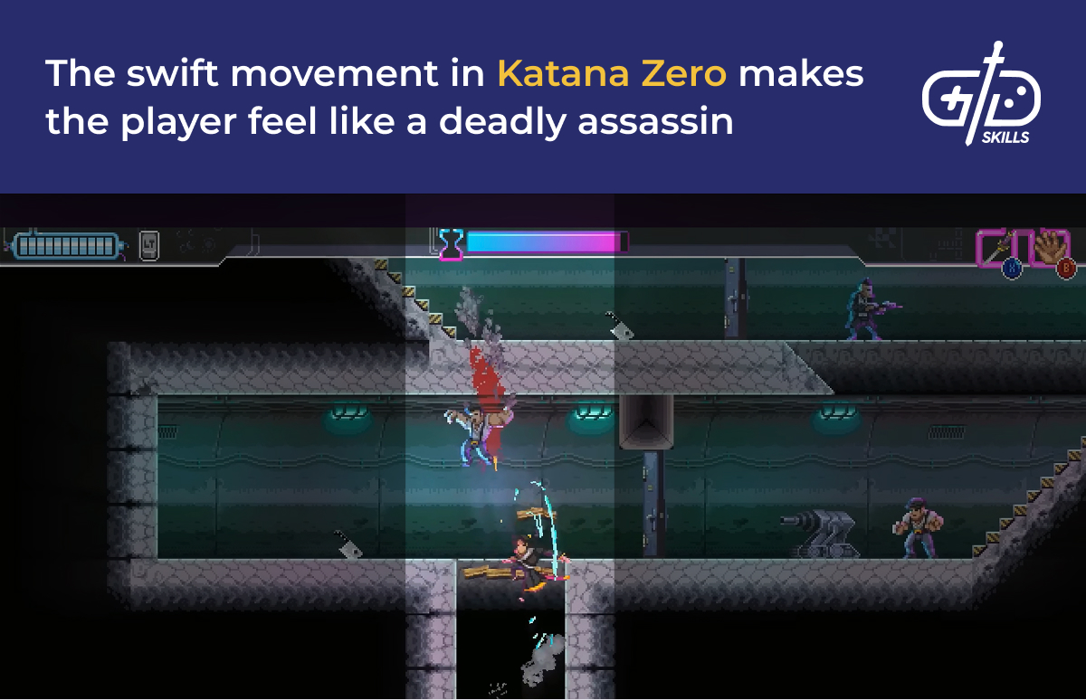 Katana Zero's swift movement makes you feel like a deadly assassin