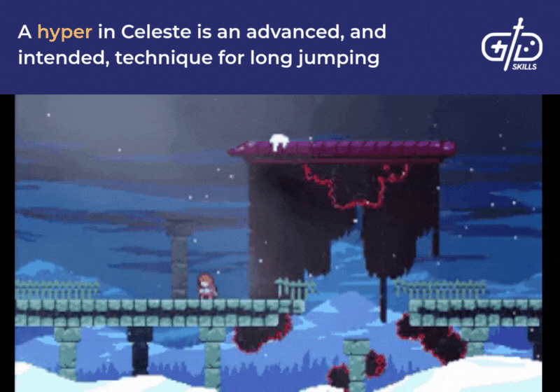Moving with a hyper in Celeste