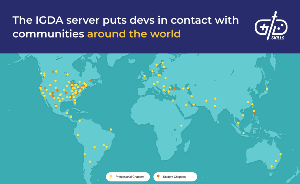 The IGDA server puts devs in contact with communities worldwide