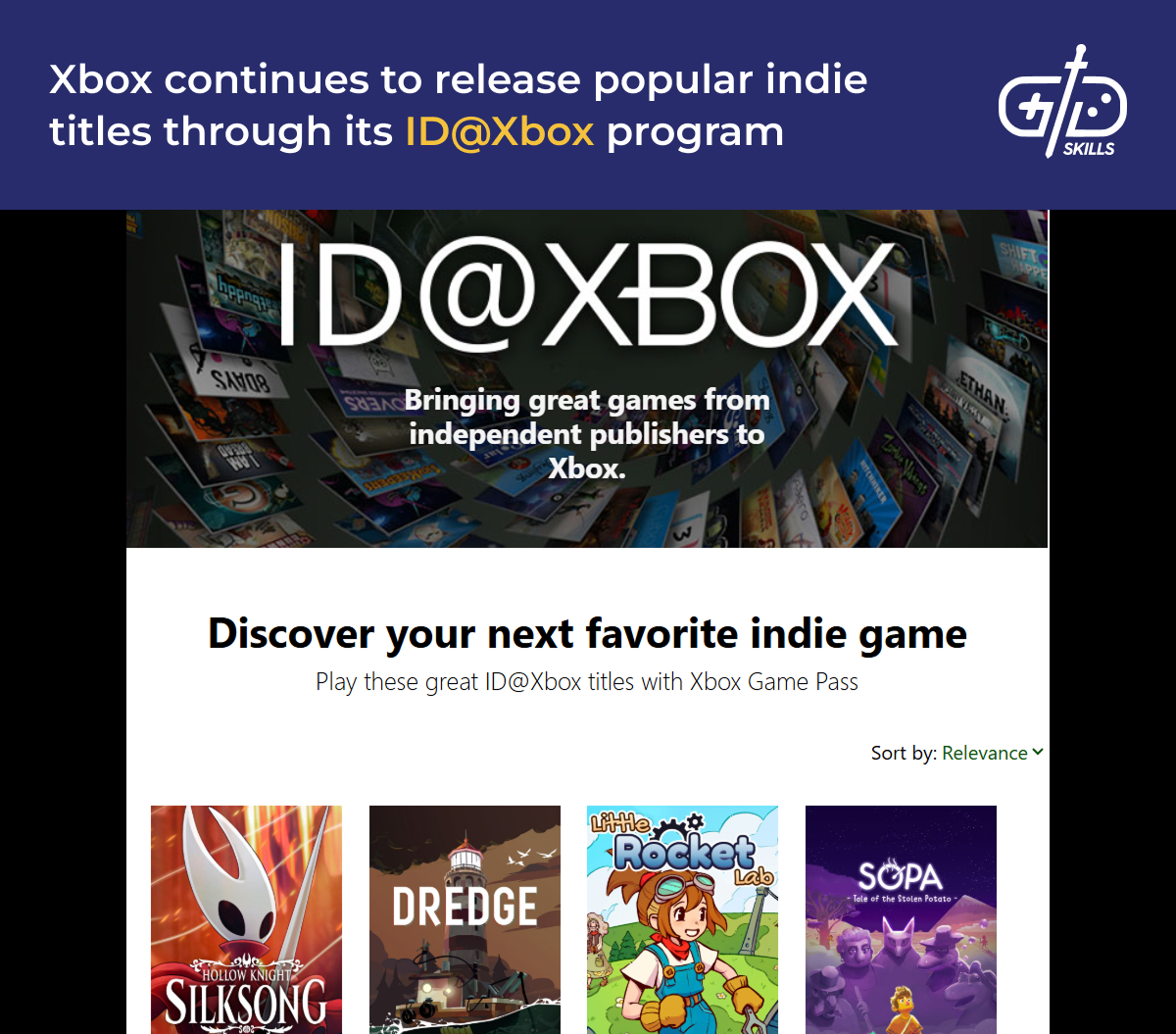 Xbox releases popular indie titles through ID@XBOX